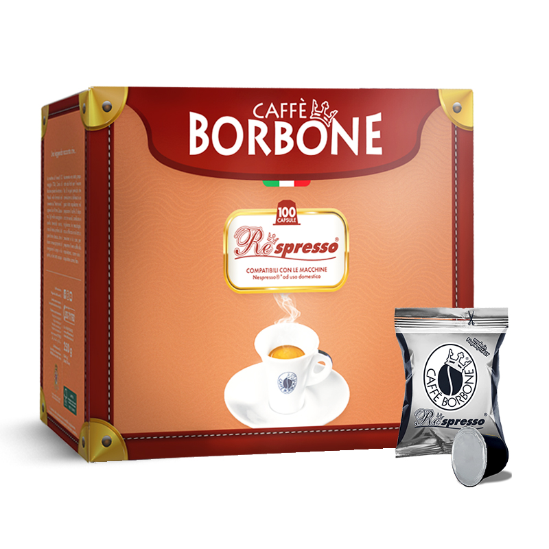 Capsules M Lange Noir Caff Borbone Respresso Compatible