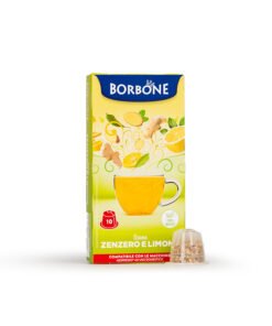 10 Capsules Borbone Pour TISANE GINGEMBRE ET CITRON
