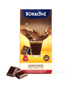 10 Capsules Borbone Pour Boisson Soluble MINICIOCK Saveur Chocolat