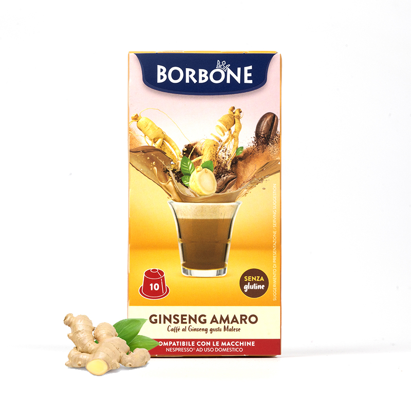 10 Capsules Borbone Pour TISANE GINGEMBRE ET CITRON - compatibles