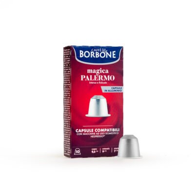 Magica Palerme – 10 Capsules Aluminium Nespresso® – intensité  8