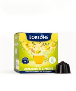 16 Capsules dolce gusto Borbone ZENZERO Tisane ( GINGEMBRE ET CITRON )