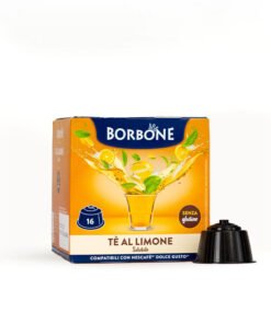 16 Capsules dolce gusto Borbone TÉ LEMON Tisane ( THÉ AU CITRON )