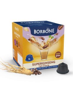 16 Capsules Dolce gusto Borbone SUPERGINSENG ( Café au Lait et Ginseng )