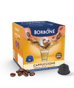 16 Capsules Borbone CAPPUCCIONE Pour Boisson Soluble Saveur Cappuccino