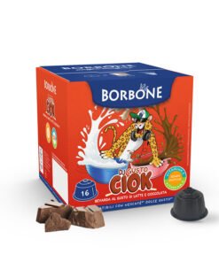 16 Capsules Borbone "DJ GUSTO CIOCK" - Lait et Chocolat
