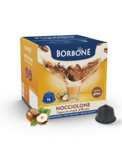 16 Capsules Dolce gusto Borbone NOCCIOLONE ( Cappuccino noisette )