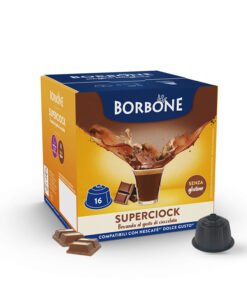 16 Capsules dolce gusto Borbone SUPERCIOCK Pour Boisson ( Chocolat )