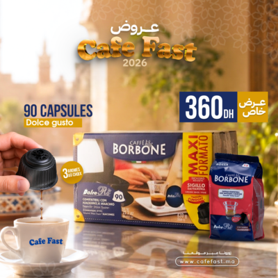 Pack Caffè Borbone Dolce Gusto – 90 Capsules