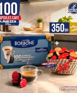 Pack 100 Capsules Compatibles Lavazza Blue + Porte-Capsules Offert 🎁